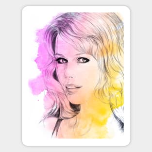 Claudia Schiffer Sticker